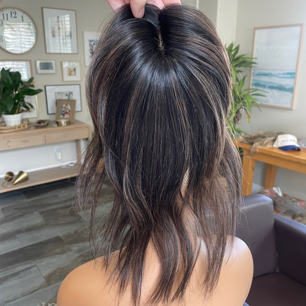 Custom Human Hair Topper